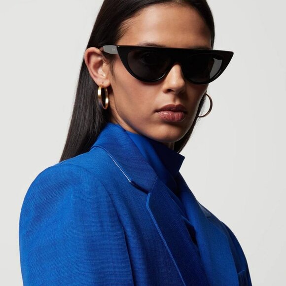 FINAL PRICE NEW CELINE CL40228I 01A BLACK GREY SUNGLASSES - Picture 3 of 10